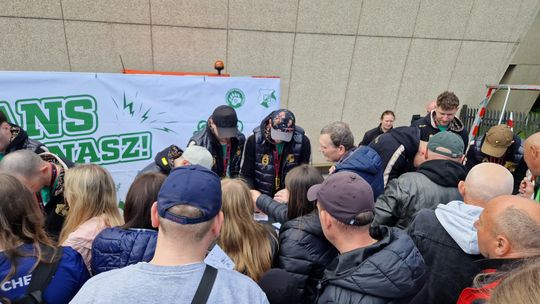 Wspólnie z kibicami świętowali awans do PlusLigi! [GALERIA ZDJĘĆ]