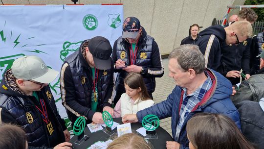 Wspólnie z kibicami świętowali awans do PlusLigi! [GALERIA ZDJĘĆ]