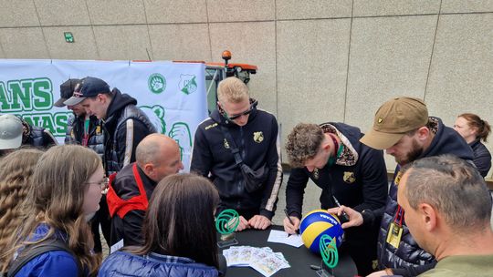 Wspólnie z kibicami świętowali awans do PlusLigi! [GALERIA ZDJĘĆ]