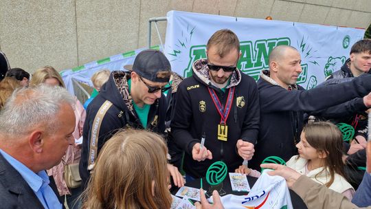 Wspólnie z kibicami świętowali awans do PlusLigi! [GALERIA ZDJĘĆ]