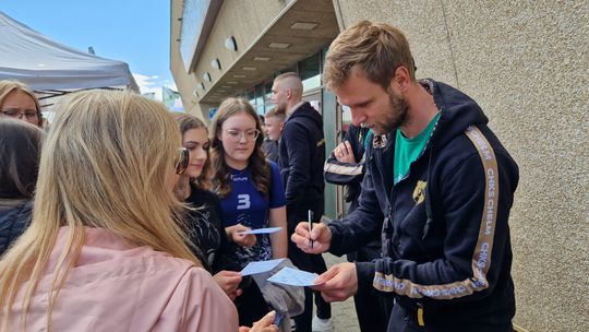 Wspólnie z kibicami świętowali awans do PlusLigi! [GALERIA ZDJĘĆ]