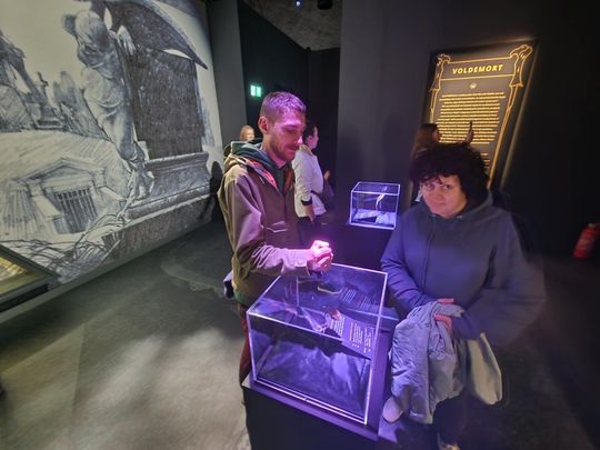 Nasi dziennikarze na wystawie Harrego Pottera [GALERIA ZDJĘĆ]