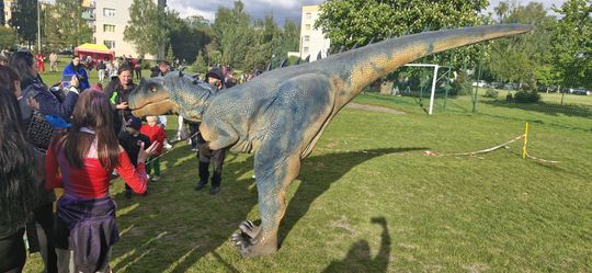 Radosna niedziela! Spotkanie z dinozaurem i Dzień Kolorów w Chełmie [GALERIA ZDJĘĆ]