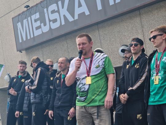 Wspólnie z kibicami świętowali awans do PlusLigi! [GALERIA ZDJĘĆ]