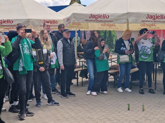 Wspólnie z kibicami świętowali awans do PlusLigi! [GALERIA ZDJĘĆ]