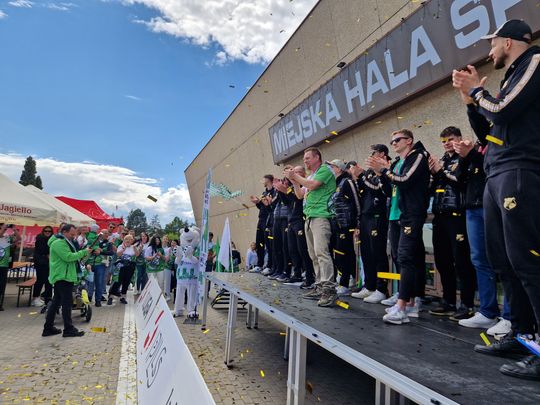 Wspólnie z kibicami świętowali awans do PlusLigi! [GALERIA ZDJĘĆ]