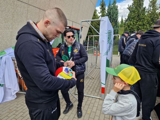 Wspólnie z kibicami świętowali awans do PlusLigi! [GALERIA ZDJĘĆ]