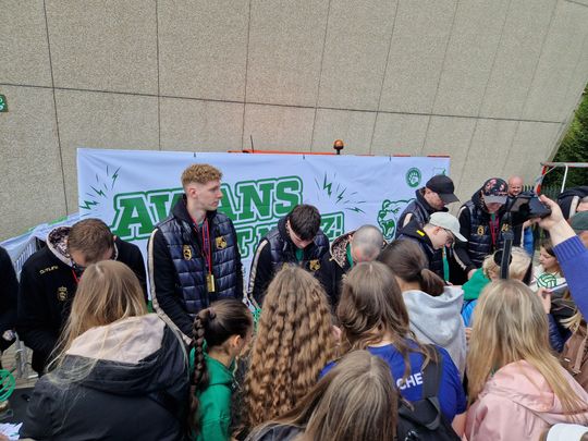 Wspólnie z kibicami świętowali awans do PlusLigi! [GALERIA ZDJĘĆ]