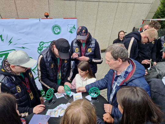 Wspólnie z kibicami świętowali awans do PlusLigi! [GALERIA ZDJĘĆ]