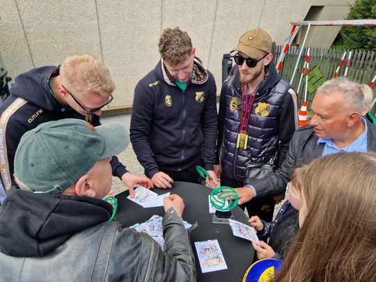 Wspólnie z kibicami świętowali awans do PlusLigi! [GALERIA ZDJĘĆ]