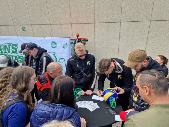 Wspólnie z kibicami świętowali awans do PlusLigi! [GALERIA ZDJĘĆ]