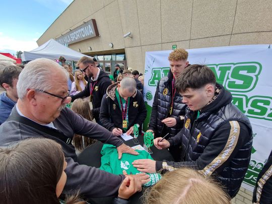 Wspólnie z kibicami świętowali awans do PlusLigi! [GALERIA ZDJĘĆ]