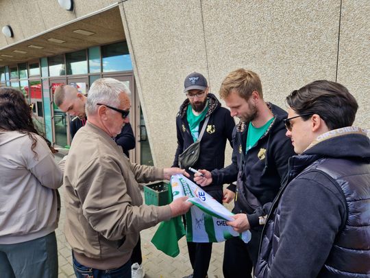 Wspólnie z kibicami świętowali awans do PlusLigi! [GALERIA ZDJĘĆ]