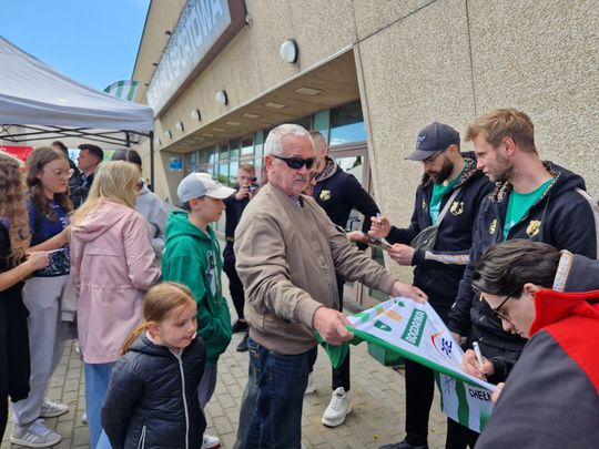 Wspólnie z kibicami świętowali awans do PlusLigi! [GALERIA ZDJĘĆ]