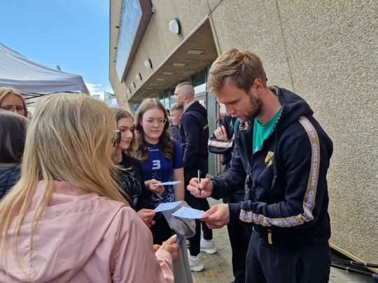 Wspólnie z kibicami świętowali awans do PlusLigi! [GALERIA ZDJĘĆ]