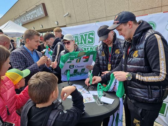 Wspólnie z kibicami świętowali awans do PlusLigi! [GALERIA ZDJĘĆ]