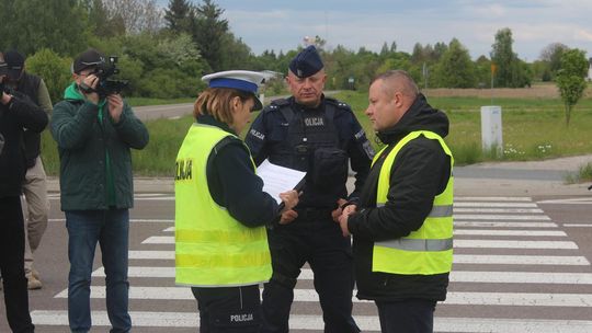 Rozpoczęcie protestu przedstawicieli branży transportowej w Okopach [GALERIA ZDJĘĆ]