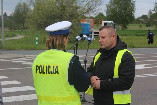 Rozpoczęcie protestu przedstawicieli branży transportowej w Okopach [GALERIA ZDJĘĆ]
