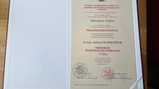 Andrzej Wawryniuk - Kawaler Orderu św. Stanisława [ZDJĘCIA]