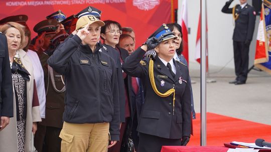Chełm. Awanse i honory - uroczysta zbiórka chełmskich strażaków [ZDJĘCIA]