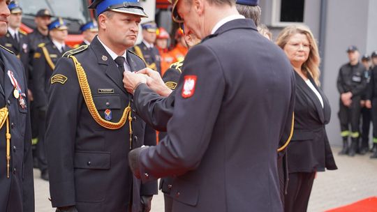 Chełm. Awanse i honory - uroczysta zbiórka chełmskich strażaków [ZDJĘCIA]