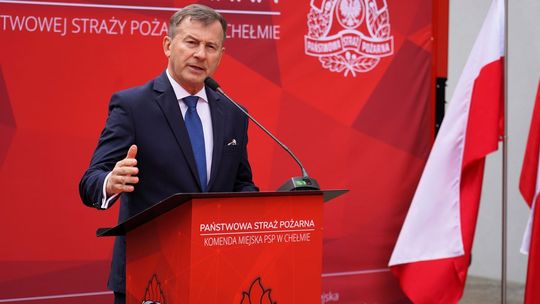 Chełm. Awanse i honory - uroczysta zbiórka chełmskich strażaków [ZDJĘCIA]