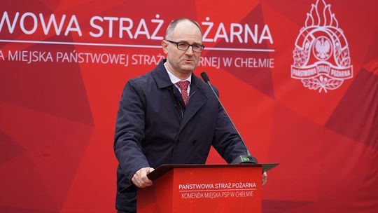 Chełm. Awanse i honory - uroczysta zbiórka chełmskich strażaków [ZDJĘCIA]