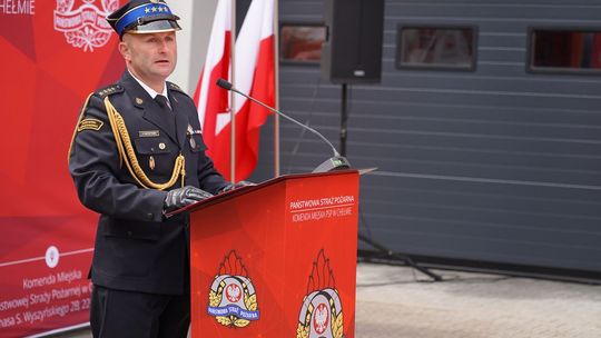 Chełm. Awanse i honory - uroczysta zbiórka chełmskich strażaków [ZDJĘCIA]