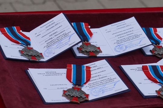 Chełm. Awanse i honory - uroczysta zbiórka chełmskich strażaków [ZDJĘCIA]