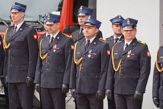 Chełm. Awanse i honory - uroczysta zbiórka chełmskich strażaków [ZDJĘCIA]
