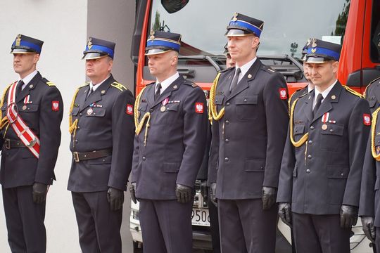 Chełm. Awanse i honory - uroczysta zbiórka chełmskich strażaków [ZDJĘCIA]