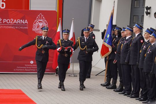 Chełm. Awanse i honory - uroczysta zbiórka chełmskich strażaków [ZDJĘCIA]