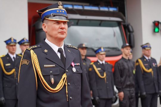 Chełm. Awanse i honory - uroczysta zbiórka chełmskich strażaków [ZDJĘCIA]