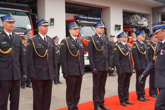 Chełm. Awanse i honory - uroczysta zbiórka chełmskich strażaków [ZDJĘCIA]