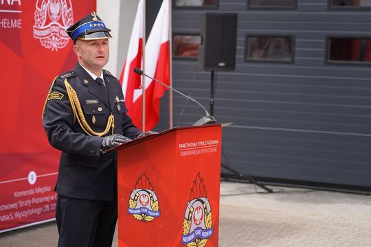 Chełm. Awanse i honory - uroczysta zbiórka chełmskich strażaków [ZDJĘCIA]