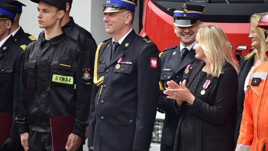 Chełm. Awanse i honory - uroczysta zbiórka chełmskich strażaków [ZDJĘCIA]