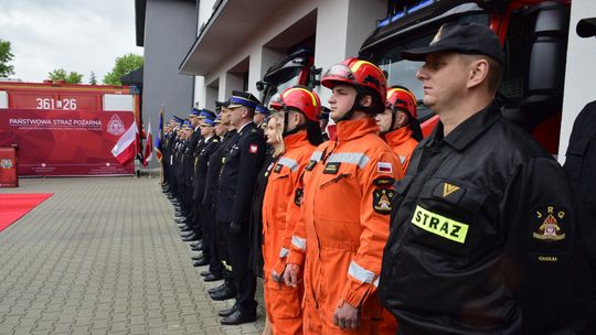 Chełm. Awanse i honory - uroczysta zbiórka chełmskich strażaków [ZDJĘCIA]