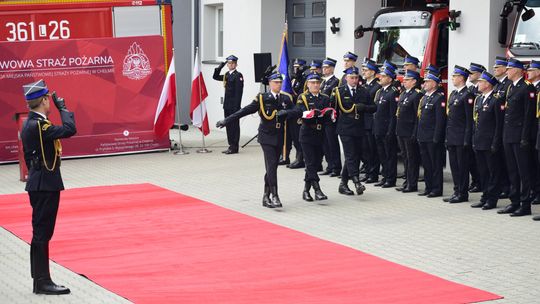 Chełm. Awanse i honory - uroczysta zbiórka chełmskich strażaków [ZDJĘCIA]