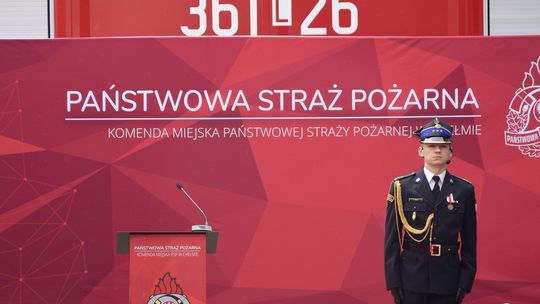 Chełm. Awanse i honory - uroczysta zbiórka chełmskich strażaków [ZDJĘCIA]