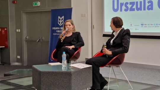 Urszula Grabowska w Chełmskiej Bibliotece Publicznej [GALERIA ZDJĘĆ]