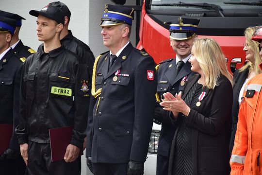 Chełm. Awanse i honory - uroczysta zbiórka chełmskich strażaków [ZDJĘCIA]