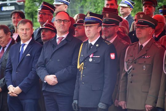 Chełm. Awanse i honory - uroczysta zbiórka chełmskich strażaków [ZDJĘCIA]