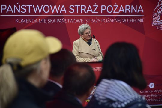 Chełm. Awanse i honory - uroczysta zbiórka chełmskich strażaków [ZDJĘCIA]