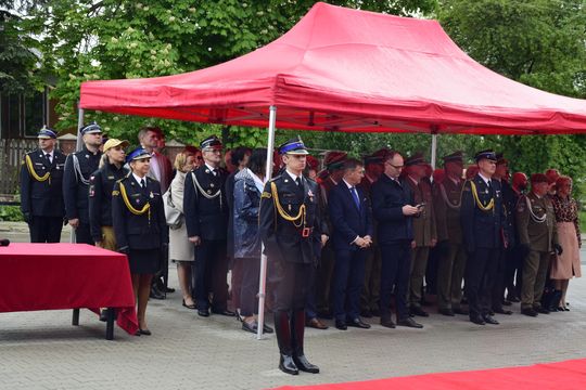 Chełm. Awanse i honory - uroczysta zbiórka chełmskich strażaków [ZDJĘCIA]