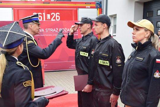 Chełm. Awanse i honory - uroczysta zbiórka chełmskich strażaków [ZDJĘCIA]