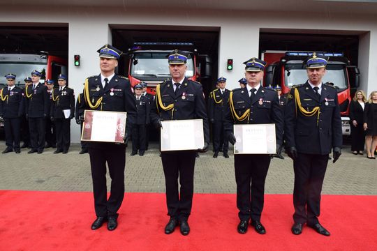 Chełm. Awanse i honory - uroczysta zbiórka chełmskich strażaków [ZDJĘCIA]
