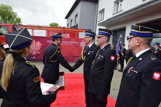 Chełm. Awanse i honory - uroczysta zbiórka chełmskich strażaków [ZDJĘCIA]