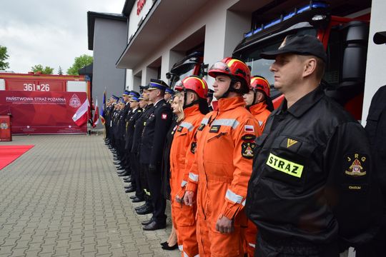 Chełm. Awanse i honory - uroczysta zbiórka chełmskich strażaków [ZDJĘCIA]