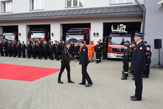 Chełm. Awanse i honory - uroczysta zbiórka chełmskich strażaków [ZDJĘCIA]