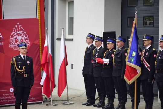 Chełm. Awanse i honory - uroczysta zbiórka chełmskich strażaków [ZDJĘCIA]